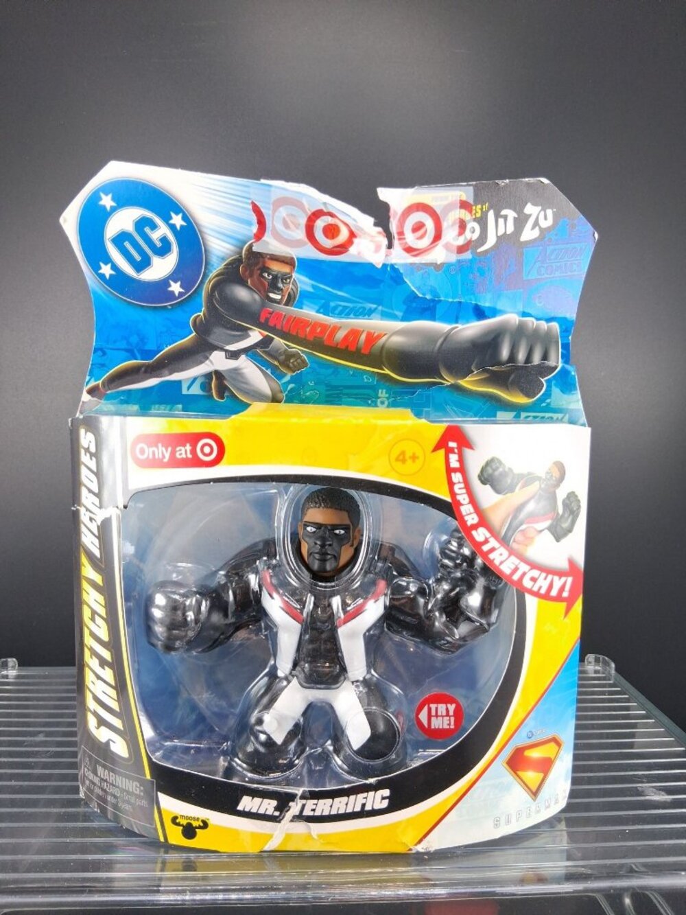 Target Exclusive DC Goo Jit Zu Stretch Heroes Mr. Terrific Toy